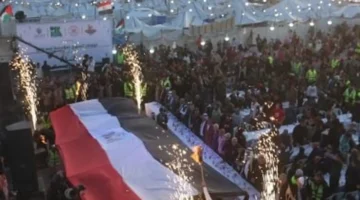 مؤسسة مصر الخير توزع الوجبات الساخنة ضمن حملة إفطار صائم في قطاع غزة